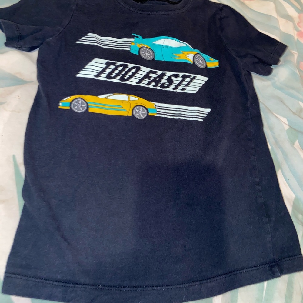 T shirt black cars